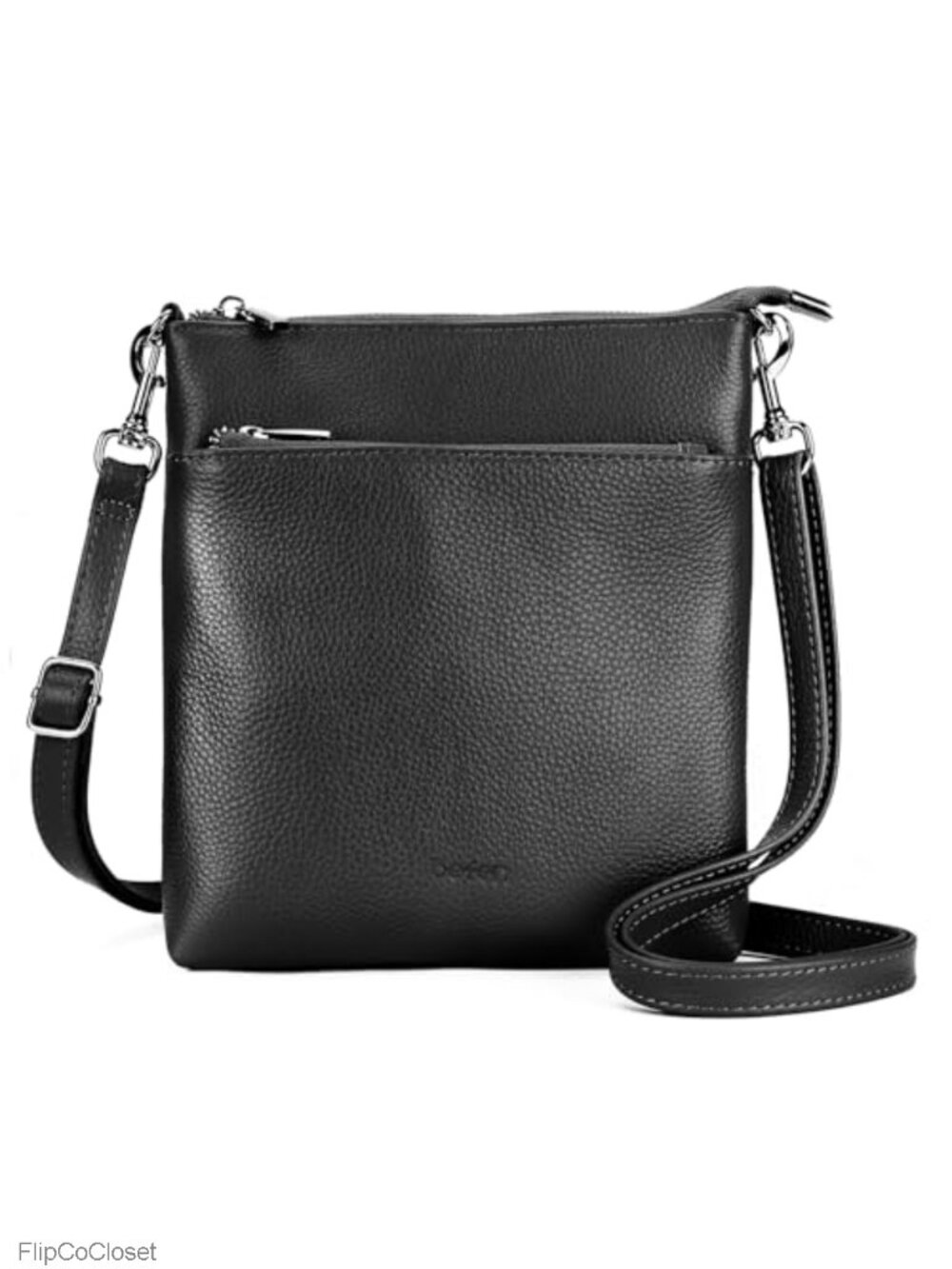 Genuine Leather Crossbody Bag Adjustable Strap Small Travel Purse